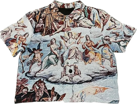 Angel Jacquard Tapestry T-Shirt (PRE-ORDER)